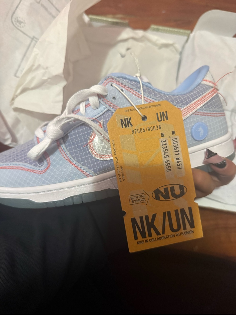 Nike Dunk Low UNION LA hyper royal blue